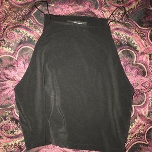 Black crop top